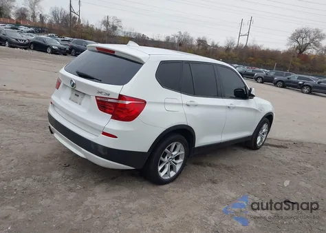2013 BMW X3 xDrive28I from USA, damaged, VIN 5UXWX9C52D0A31890